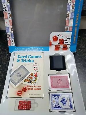 Card Games & Tricks Book & Kit Magic Kid Games Cards Dice Game Card Games   Used • $12.99