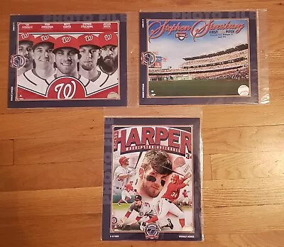 Bryce Harper Stephen Strasburg Wash Nationals Stars Posters Photo File Lot NEW • $8.99