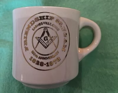 Barnesville Ohio Masonic Mug 1978 Friendship 89 150th Anniversary • $9.99