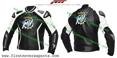 Motorbik Mv Agusta Racing Leather Jacket Man And Women All Size Available • $299.99