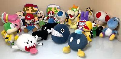 LOT Of 20! Nintendo Super Mario Bros Plush Dolls Toys Rare • $149.99