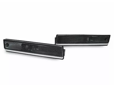 $100 • Buy VW Golf 2 Mk2 Jetta Turn Signals Blinkers Corner USA Black PAIR GTI Side Marker