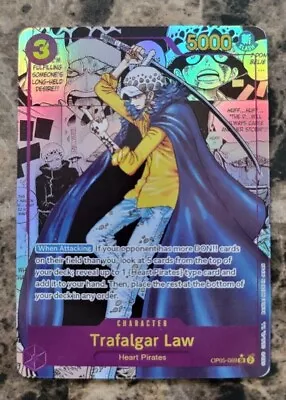 🔥 PROXY HIGH QUALITY English One Piece Card Game Trafalgar D Law Manga Rare 🔥 • $19.85