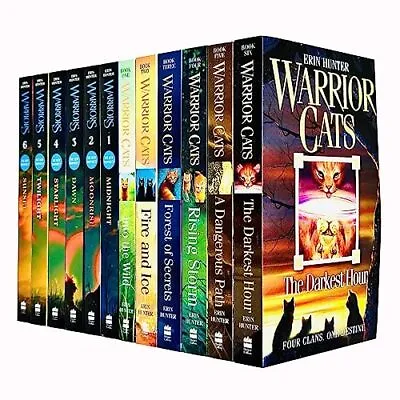 Warrior Cats Volume 1 To 12 Books Collection Set The Complete First Series Wa... • £52.14