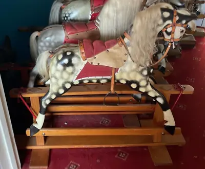 Collinson Rocking Horse Fully Restored To Original Look 41in Tall Vintage AVERY • £1200