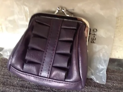 Coin Purse Clasp Miche Karie Purple Ruffle Wallet Bag Snap Case Pouch Clutch  • $4