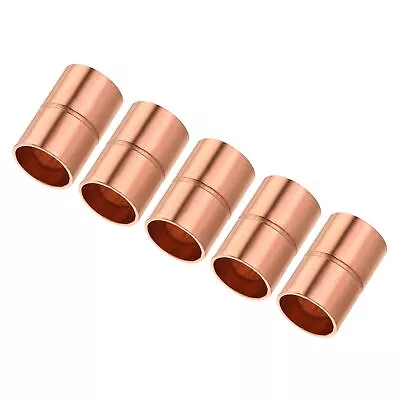 Straight Copper Coupling Fittings 3/8 Inch ID Welding Joint For HVAC Air Con... • $16.65