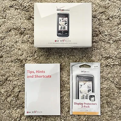 LG EnV Touch (Verizon) Display Protectors 2-Pack With User Guides NO PHONE • $9.95