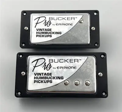 Epiphone ProBucker Humbucker Alnico 5 Chrome Pickup Set For LP&SG 5 Wire Plug • $36.90