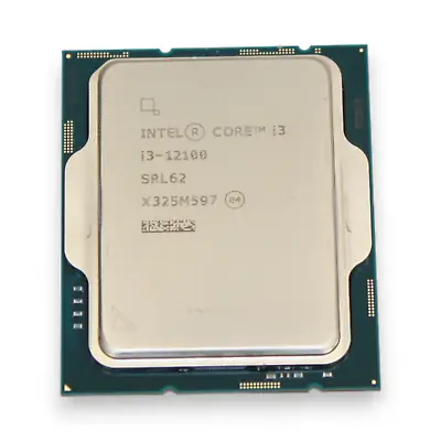 Intel Quad Core I3-12100 3.3GHz 12MB LGA1700 12th Gen. CPU Processor SRL62 • $93.65