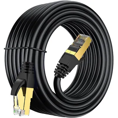 10m 20m Cat8 Network Ethernet Cable Shielded Lan RJ45 Cables 40Gbps - AU Stock • $20.89