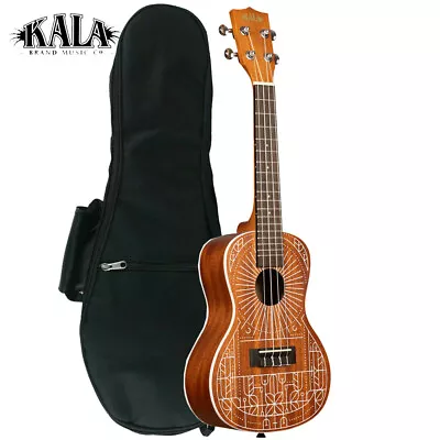 Kala Mandy Harvey Signature Mahogany Concert Ukulele Satin With Bag KA-MANDY-C • $109.99