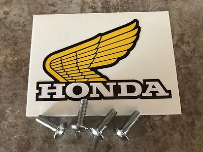 Honda CR250M 1974 Number Plate Side Panel Screw Stainless 90161-357-010 Elsinore • $6.50