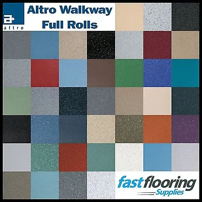 Altro Walkway Safety Flooring / Half Rolls 10m X 2m / All 30 Colours Available  • £400