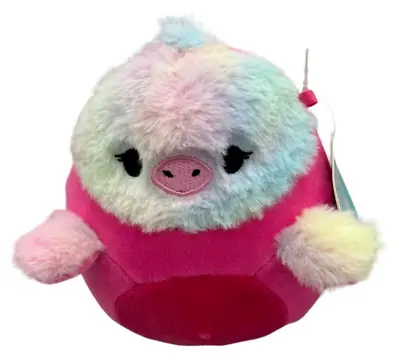 Abilene The Fluffy Tie-Dye Ostrich 5  Squishmallow Plush Stuffed Animal Toy Gift • $15.99