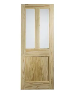 Malton External Clear Pine Door (Dowelled) With Flemish Glass Product Code PFGMA • £114.99