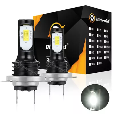 $11.98 • Buy H7 LED Headlight Bulb High Low Beam 6500K Cool White Super Bright Conversion Kit