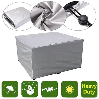 £13.06 • Buy Waterproof Patio Furniture Cover Outdoor Garden Rattan Table Chair Cube Cover UK