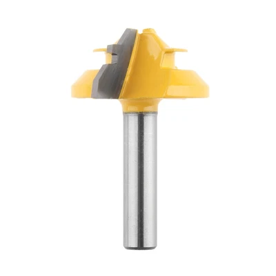 $7.35 • Buy 1/2  Shank 45 Degree Carbide Tipped Lock Miter Mortise Cutter Tool Router Bit