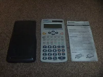 Vintage Sharp EL-506V Scientific Calculator -Working+ Bonus EL-556G (Not Working • £4.99
