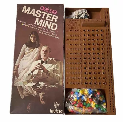 Mastermind Deluxe Board Game Invicta 1975 Vintage - Complete Free P&P • £14.99