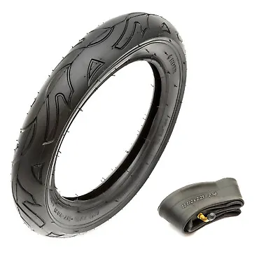 Tyre & Inner Tube 12.5 X 2.25 Flame Tread 2 Ply Fits Pushchair Pram Stroller • £14.25