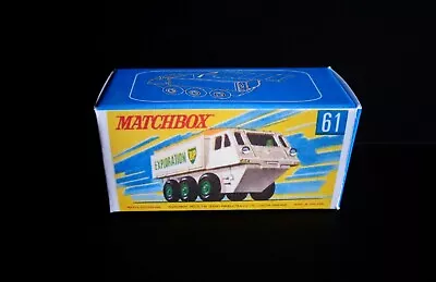 Matchbox Lesney Superfast No.61b  Alvis Stalwart Reproduction Box (Box Only) • £2.89