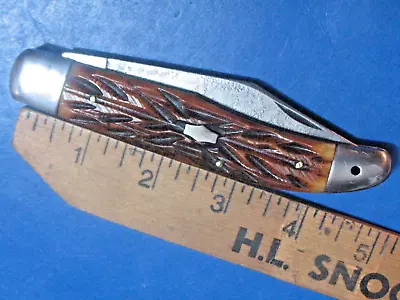 Vtg IDEAL PRODUCTS INC Japan Pocket Knife Bone Folding Hunter • $34.99