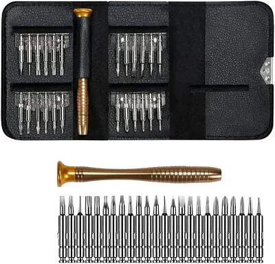 MINI REPAIR PRECISION SCREWDRIVER TORX TOOL SET WATCH PHONES FIX KIT 25in1 • $4.62