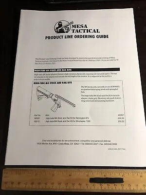 Mesa Tactical Catalog • $20