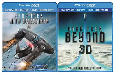 Star Trek Into Darkness 3D / Star Trek - Beyon New Blu • $61.70