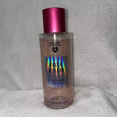 Victoria's Secret Pink Fresh & Clean Shimmer Mist 8.4 Oz. Full Size • $17.95