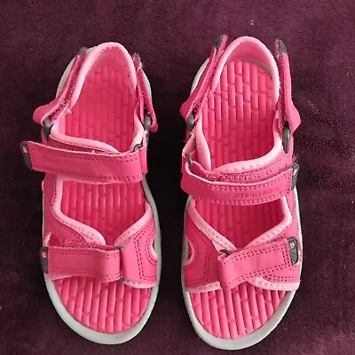 Karrimor Girls Pink Sandals. Size C12. VGC. • £3