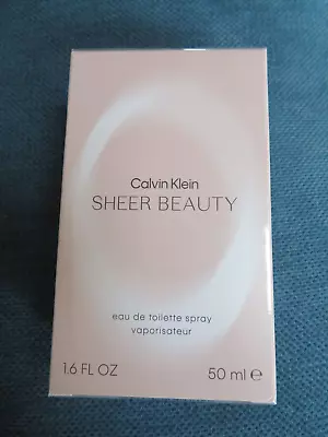 Calvin Klein Sheer Beauty Eau De Toilette 50ml NEW • £25