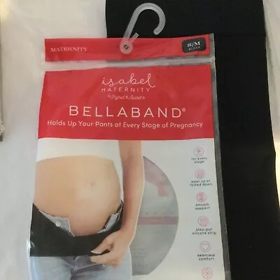 Ingrid & Isabel Maternity Bellaband Support Belt S/M Black New Seamless Support • $10.94