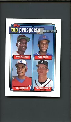 1992 Topps Top Prospects Chipper Jones • $1.49