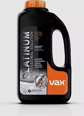 Vax Platinum Professional 1.5 Litre Carpet Cleaner Solution Deep Cleans And Remo • £18.20