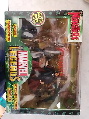 Marvel Legends Monsters Zombie Frankenstein Dracula Werewolf Sealed Box Set 2006 • $130