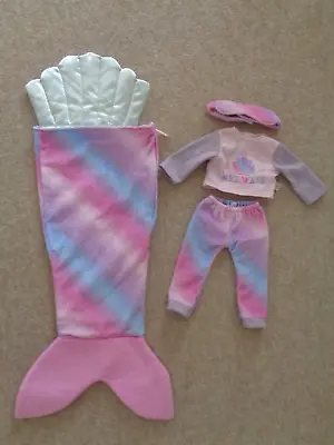 Design A Friend Dolls Mermaid Sleeping Bag & Pyjamas Clothes Designa Friend • £12