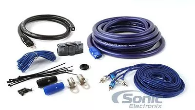 The Install Bay AK02 1/0 Gauge 2000 Watt Complete Amplifier Wire Kit Amp 2000W • $85.64