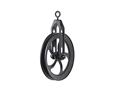 Rustic State Vintage Industrial Look Medium Wheel Farmhouse Pulley For Custom Ma • $24.79