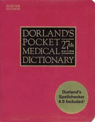 Dorland's Pocket Medical Dictionary With CD • $4.30