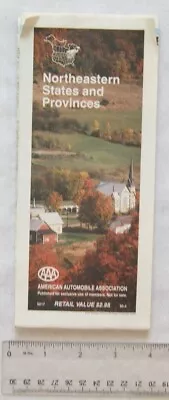 £2 • Buy 1990 American Automobile Association Map Northeastern States & Provinces