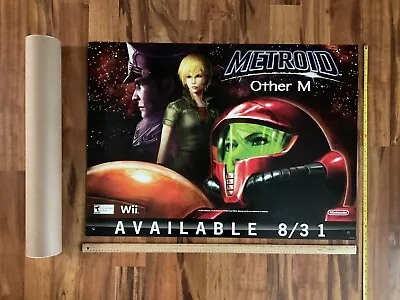 METROID OTHER M Video Game Store Display Sign 2010 Nintendo Wii Promo 26 X36  • $49.99