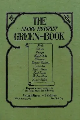 Victor H Green The Negro Motorist Green-Book (Paperback) • $9.86