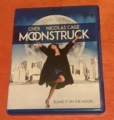 Moonstruck Blu-ray Cher  Nicolas Cage  Vincent Gardenia  Danny Aiello  Jewison • $10