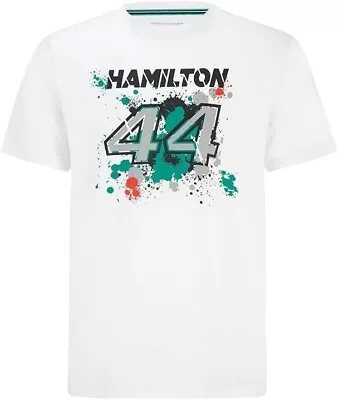 Lewis Hamilton #44  Mercedes AMG Petronas Formula One Team T Shirt NEW • $30.95