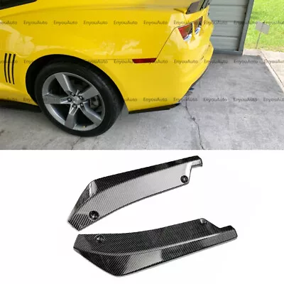 For Chevrolet Corvette UNIVERSAL Rear Bumper Lip Splitter Diffuser Carbon Fiber • $9.49