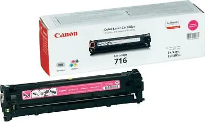 Genuine Canon 716M Magenta Toner Cartridge LBP5050 5050n 1978B002 A- • £45.56