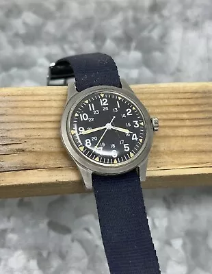 Vintage Jan/1974 Benrus VIETNAM Military GS-06S-7744 Men's Wristwatch Runs • $380